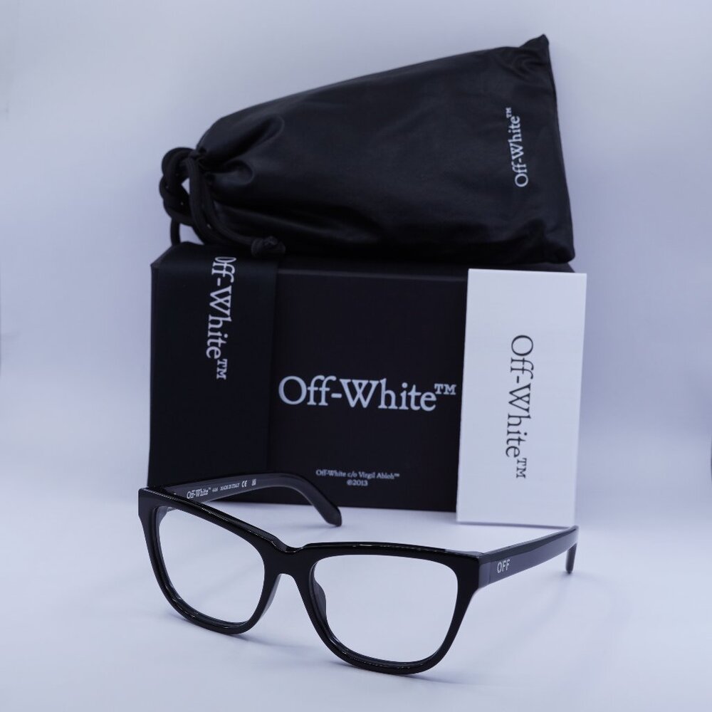 Final Price! Off-White OERJ07A STYLE 7A 1000 Black Eyeglasses